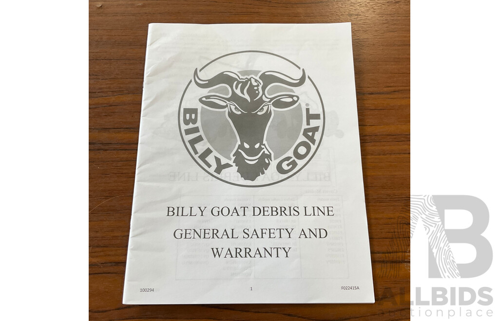 BILLY GOAT (LB352) Residential Lawn & Litter Vaccum