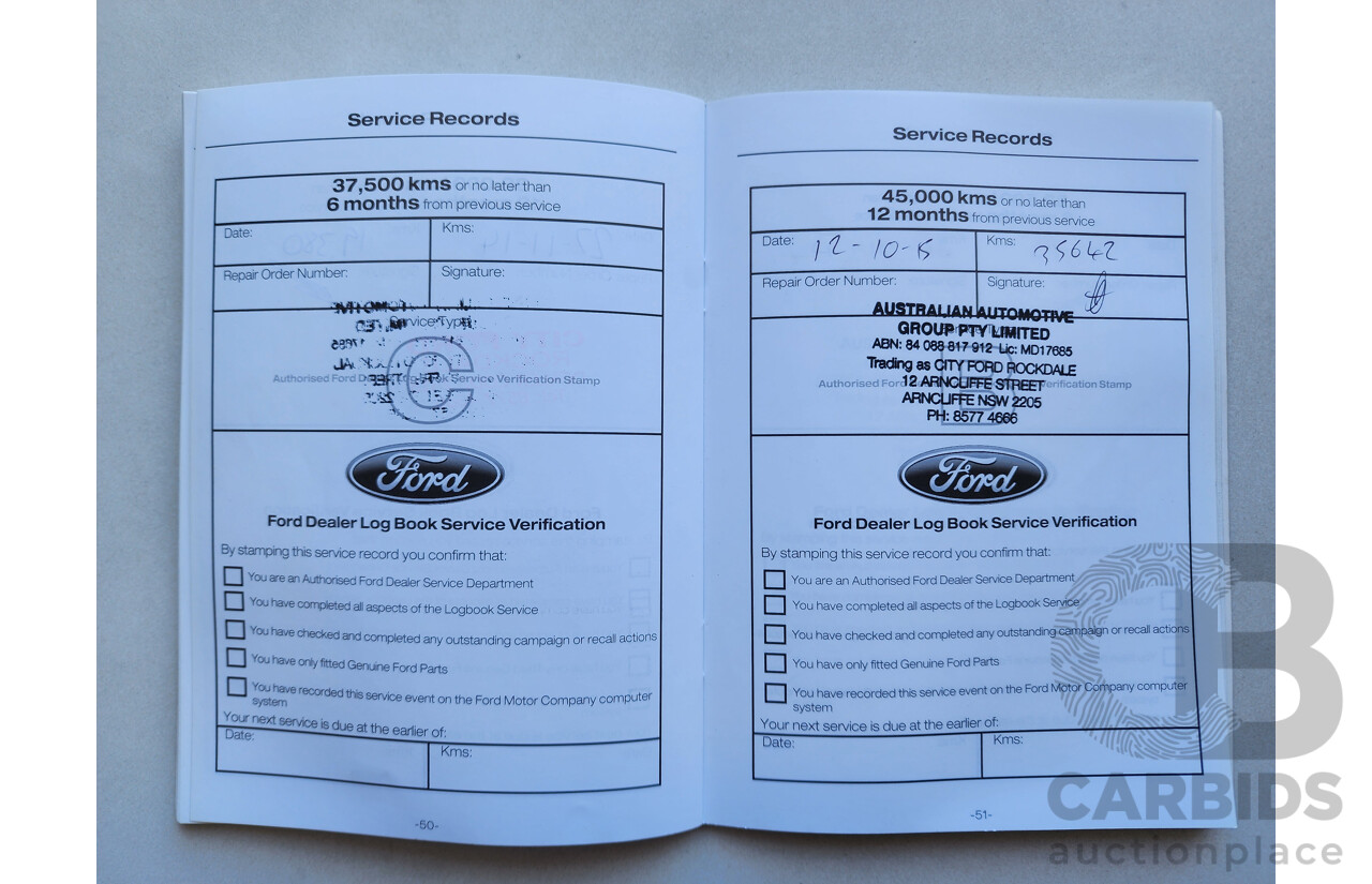 09/2012 Ford Territory TX (4x4) SZ 4d Wagon Grey 2.7L