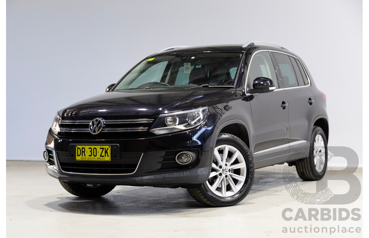 09/2014 Volkswagen Tiguan 132 TSI (4x4) 5NC MY15 4d Wagon Black Turbo 2.0L