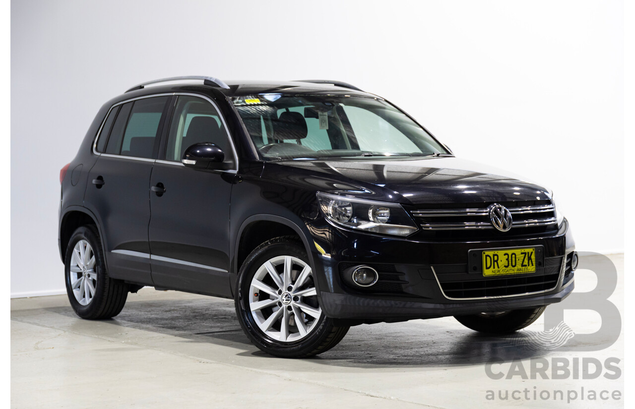 09/2014 Volkswagen Tiguan 132 TSI (4x4) 5NC MY15 4d Wagon Black Turbo 2.0L