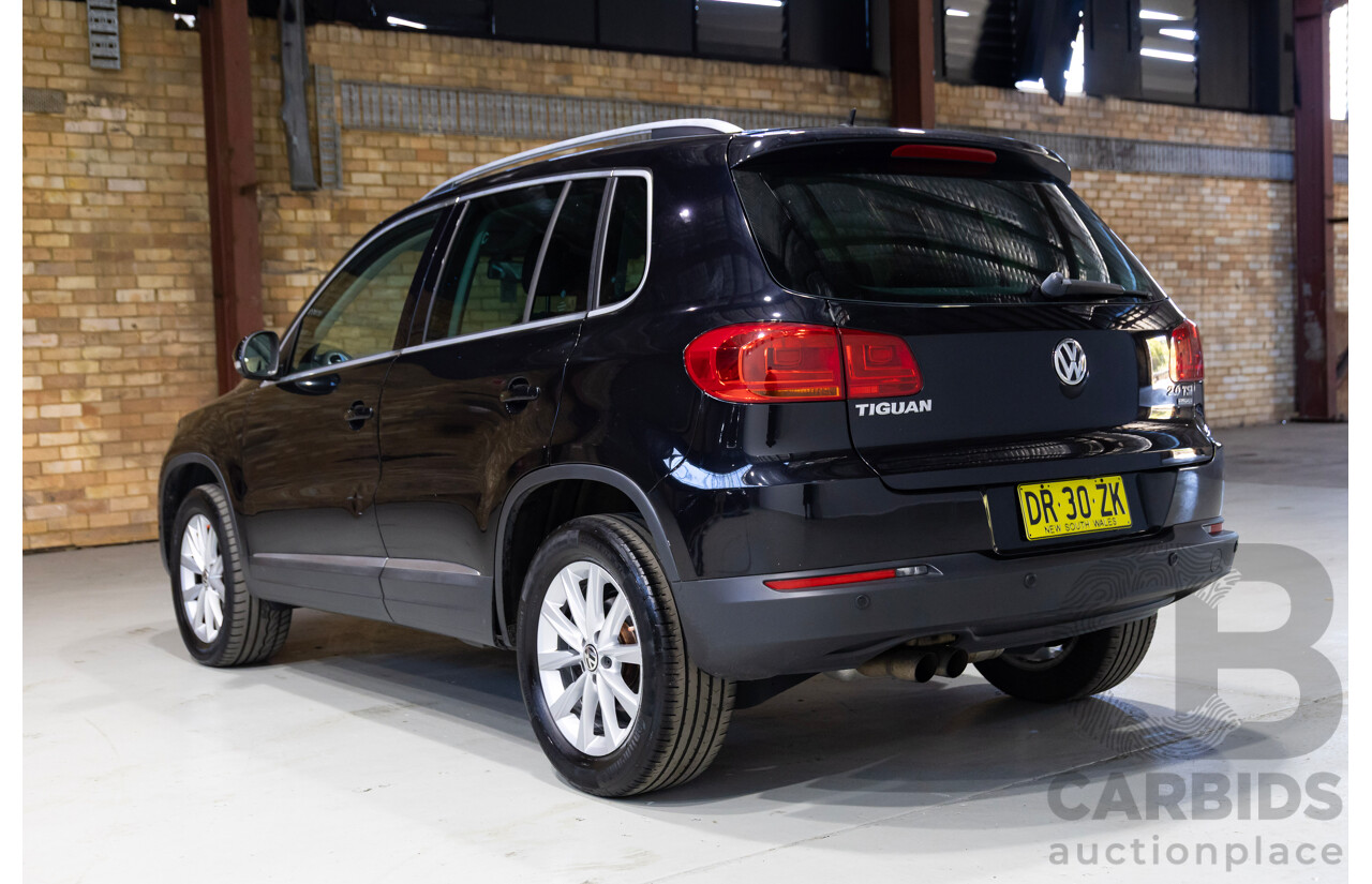 09/2014 Volkswagen Tiguan 132 TSI (4x4) 5NC MY15 4d Wagon Black Turbo 2.0L