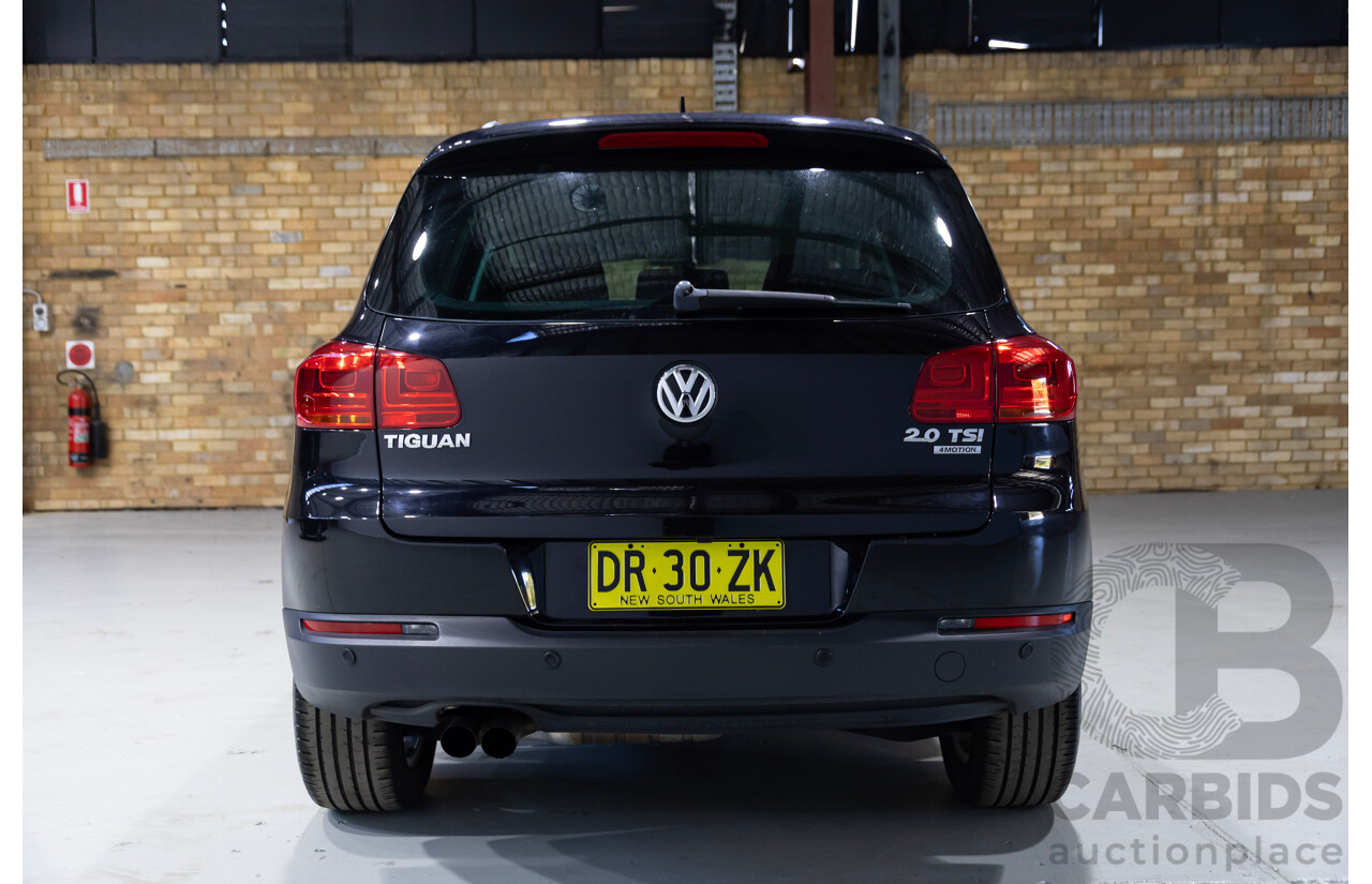 09/2014 Volkswagen Tiguan 132 TSI (4x4) 5NC MY15 4d Wagon Black Turbo 2.0L