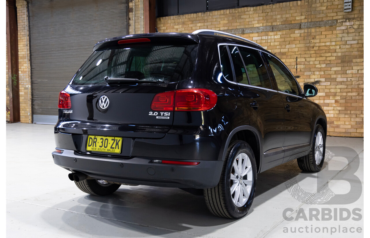 09/2014 Volkswagen Tiguan 132 TSI (4x4) 5NC MY15 4d Wagon Black Turbo 2.0L