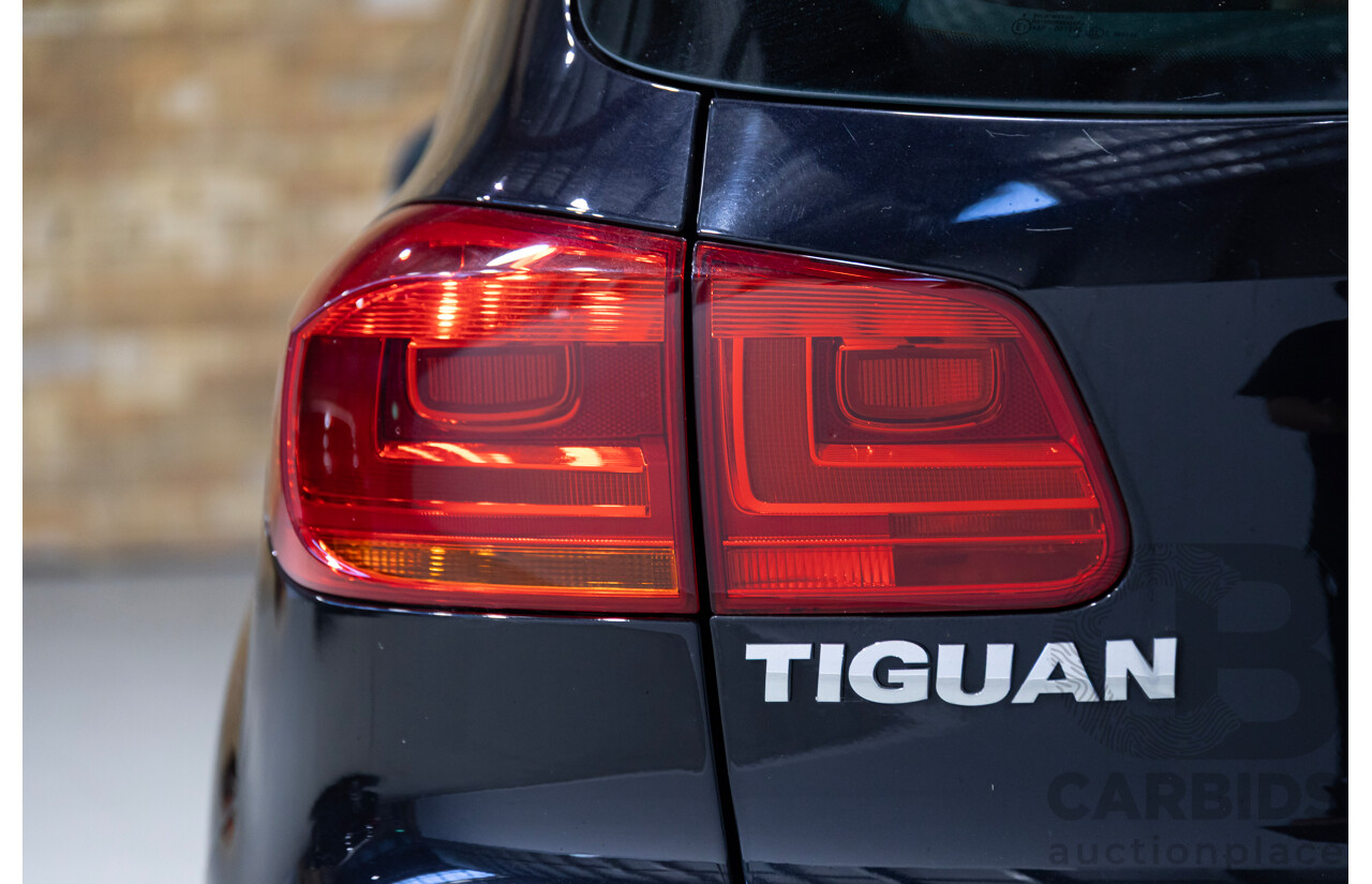 09/2014 Volkswagen Tiguan 132 TSI (4x4) 5NC MY15 4d Wagon Black Turbo 2.0L