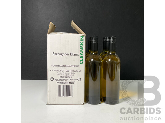 Set of Six Cleanskin Sauvignon Blanc