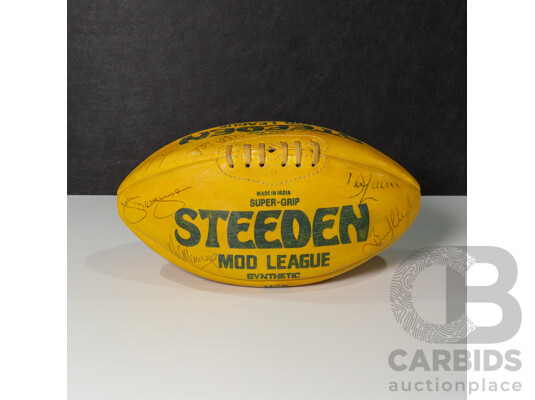 Vintage Synthetic Steeden Mod League with Multiple Signatures
