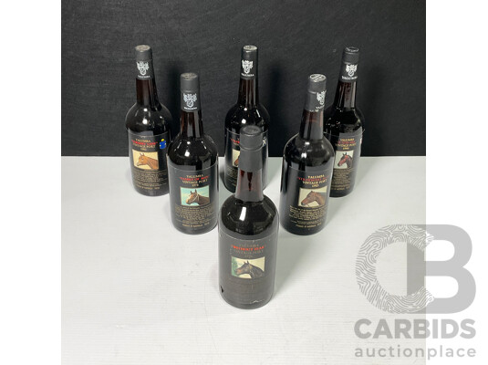 Set of Six Yalumba Vintage Port 1976-1986