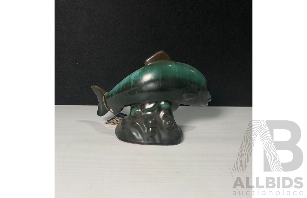 Canadian Blue Mountain Pottery Fish Figurine