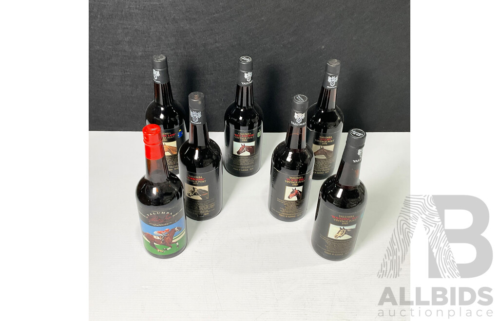 Set of Seven Yalumba Vintage Port