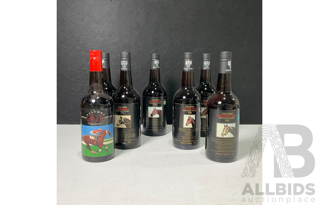 Set of Seven Yalumba Vintage Port