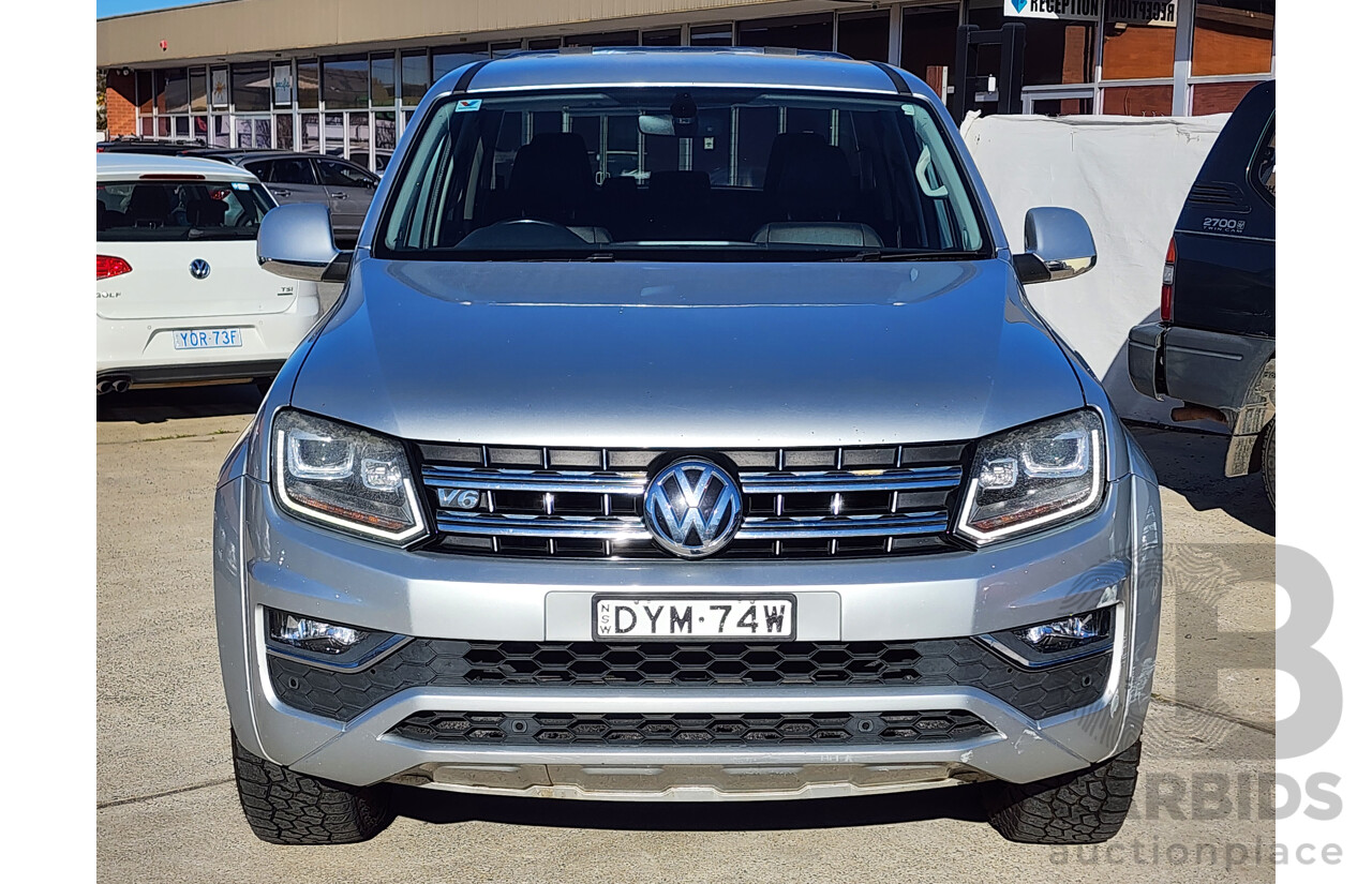09/2018 Volkswagen Amarok V6 TDI 550 2H MY18 Dual Cab Utility Silver 3.0L