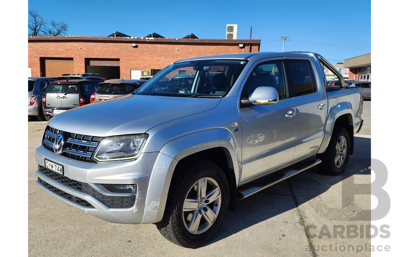 09/2018 Volkswagen Amarok V6 TDI 550 2H MY18 Dual Cab Utility Silver 3.0L