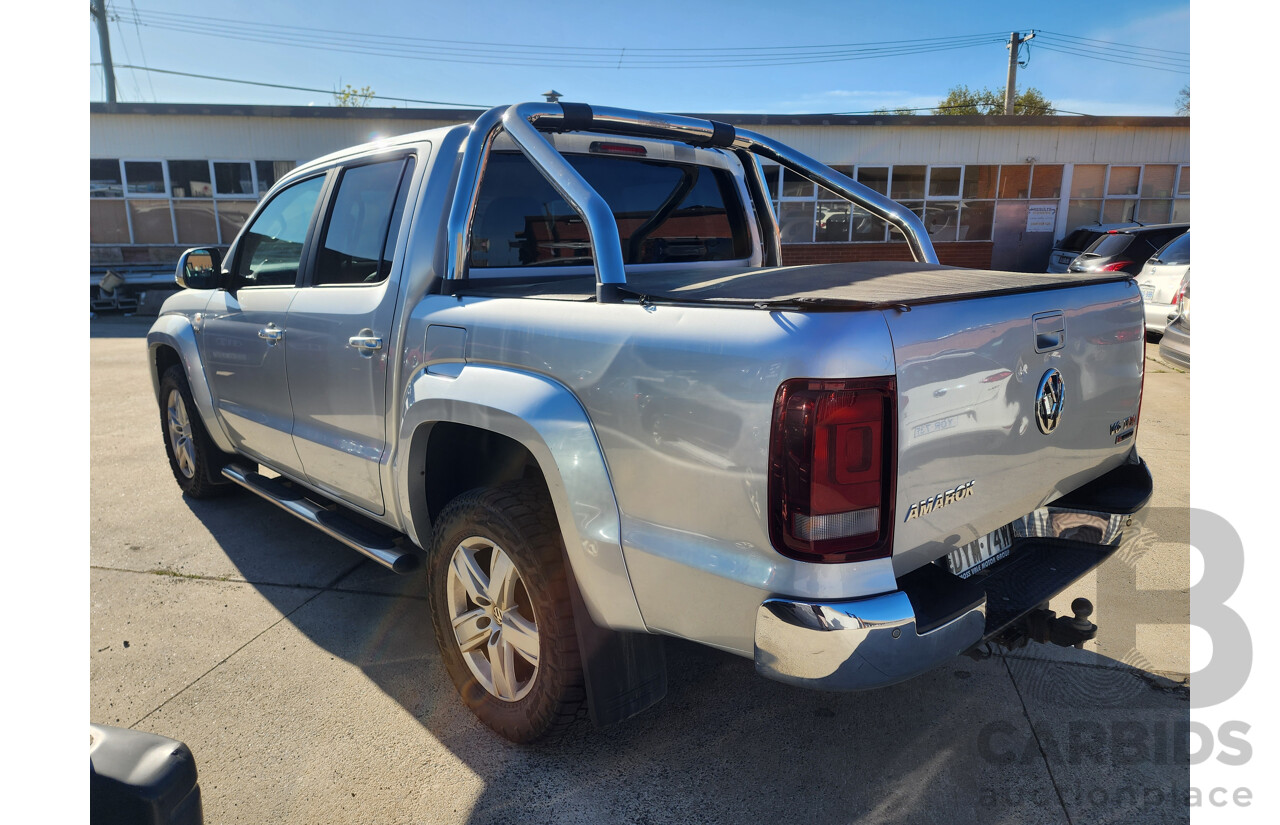 09/2018 Volkswagen Amarok V6 TDI 550 2H MY18 Dual Cab Utility Silver 3.0L