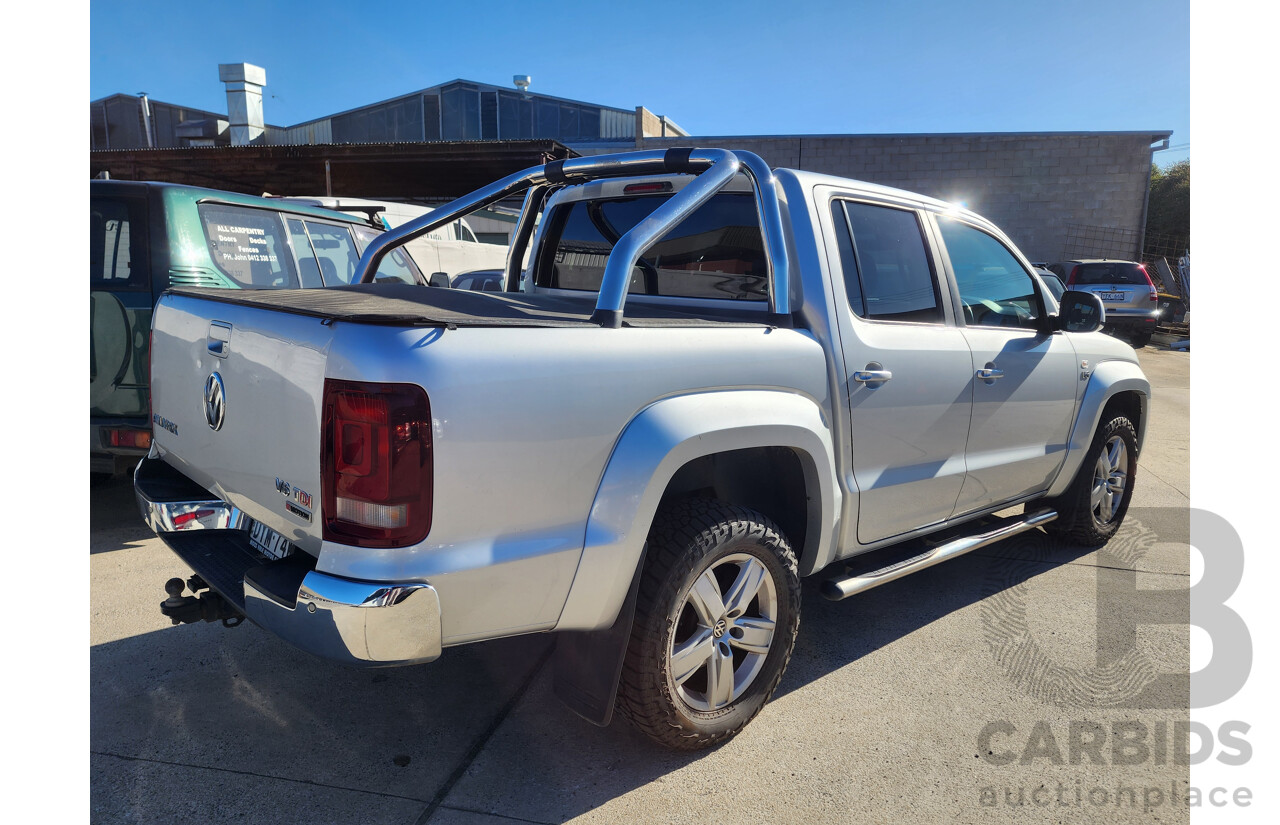 09/2018 Volkswagen Amarok V6 TDI 550 2H MY18 Dual Cab Utility Silver 3.0L