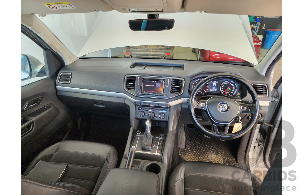 09/2018 Volkswagen Amarok V6 TDI 550 2H MY18 Dual Cab Utility Silver 3.0L