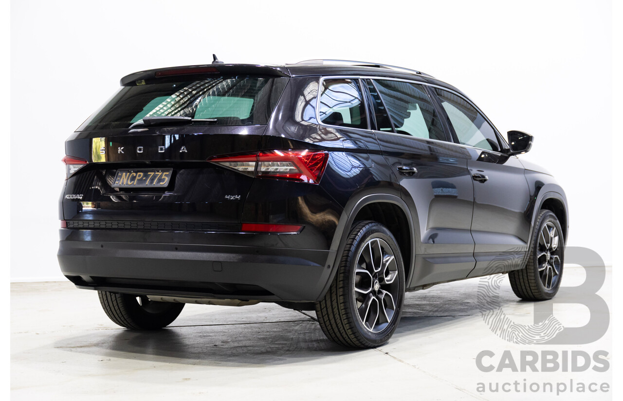 04/2021 Skoda Kodiaq 132 TSI (4x4) NS MY21 4d Wagon Black 2.0L