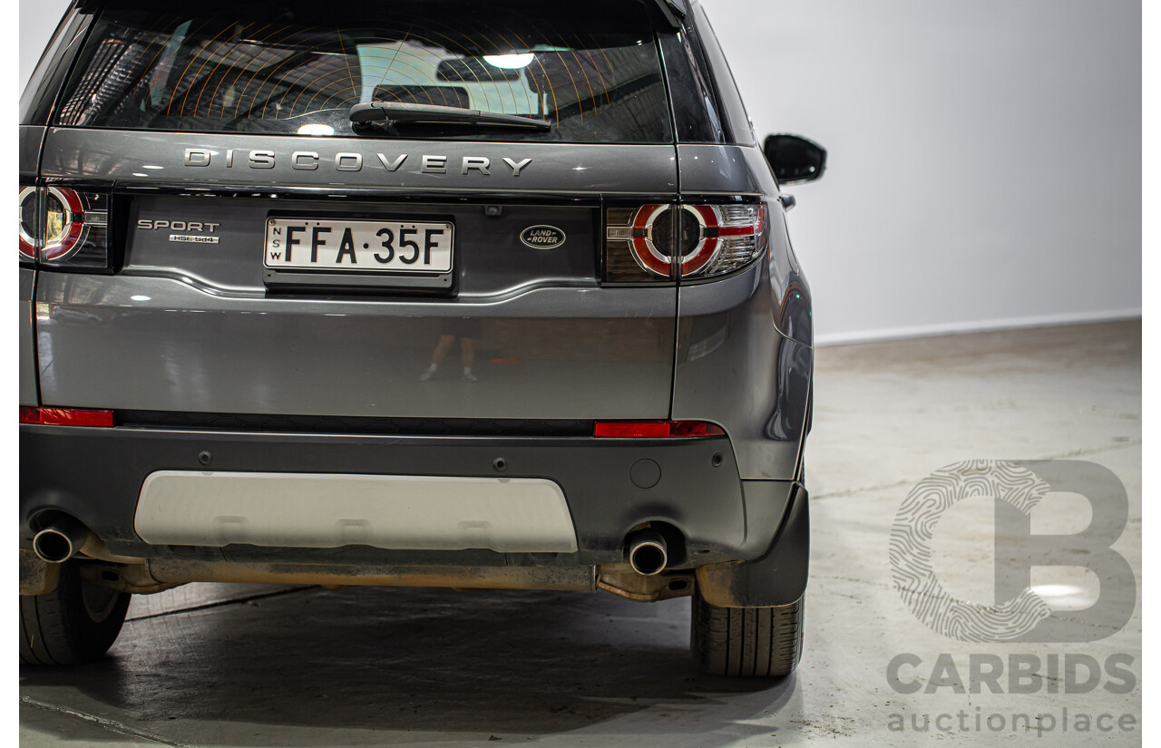 03/2019 Land Rover Discovery Sport SD4 HSE 177kW (AWD) L550 MY19 4d Wagon Ammonite Grey Turbo Diesel 2.0L
