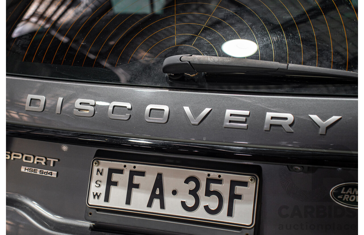 03/2019 Land Rover Discovery Sport SD4 HSE 177kW (AWD) L550 MY19 4d Wagon Ammonite Grey Turbo Diesel 2.0L