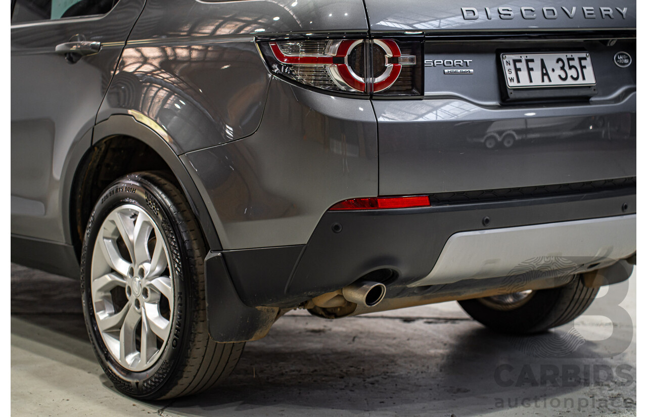 03/2019 Land Rover Discovery Sport SD4 HSE 177kW (AWD) L550 MY19 4d Wagon Ammonite Grey Turbo Diesel 2.0L