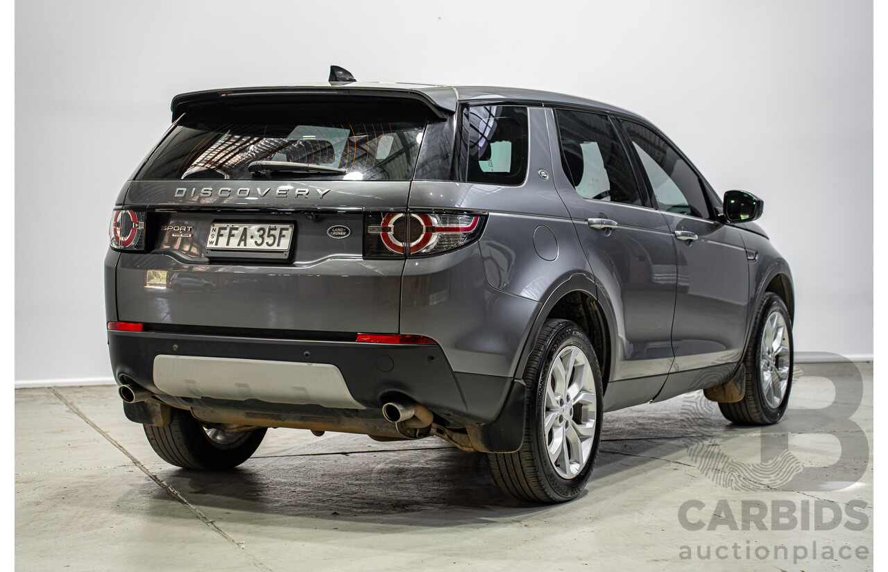 03/2019 Land Rover Discovery Sport SD4 HSE 177kW (AWD) L550 MY19 4d Wagon Ammonite Grey Turbo Diesel 2.0L
