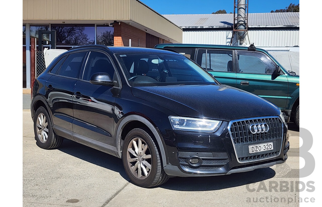 09/2013 Audi Q3 2.0 TDI Quattro (103kw) 8U MY14 4d Wagon Black 2.0L