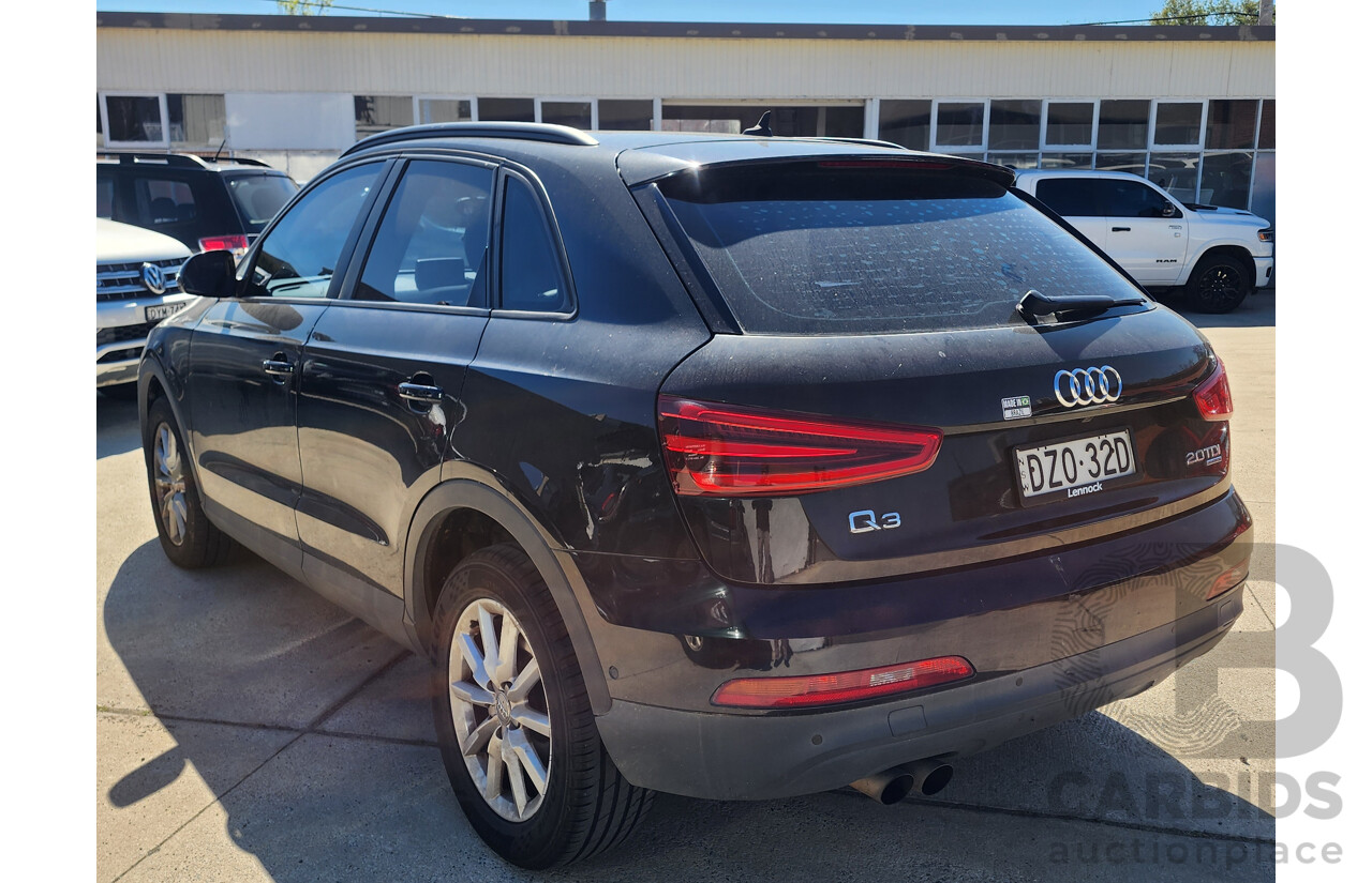 09/2013 Audi Q3 2.0 TDI Quattro (103kw) 8U MY14 4d Wagon Black 2.0L