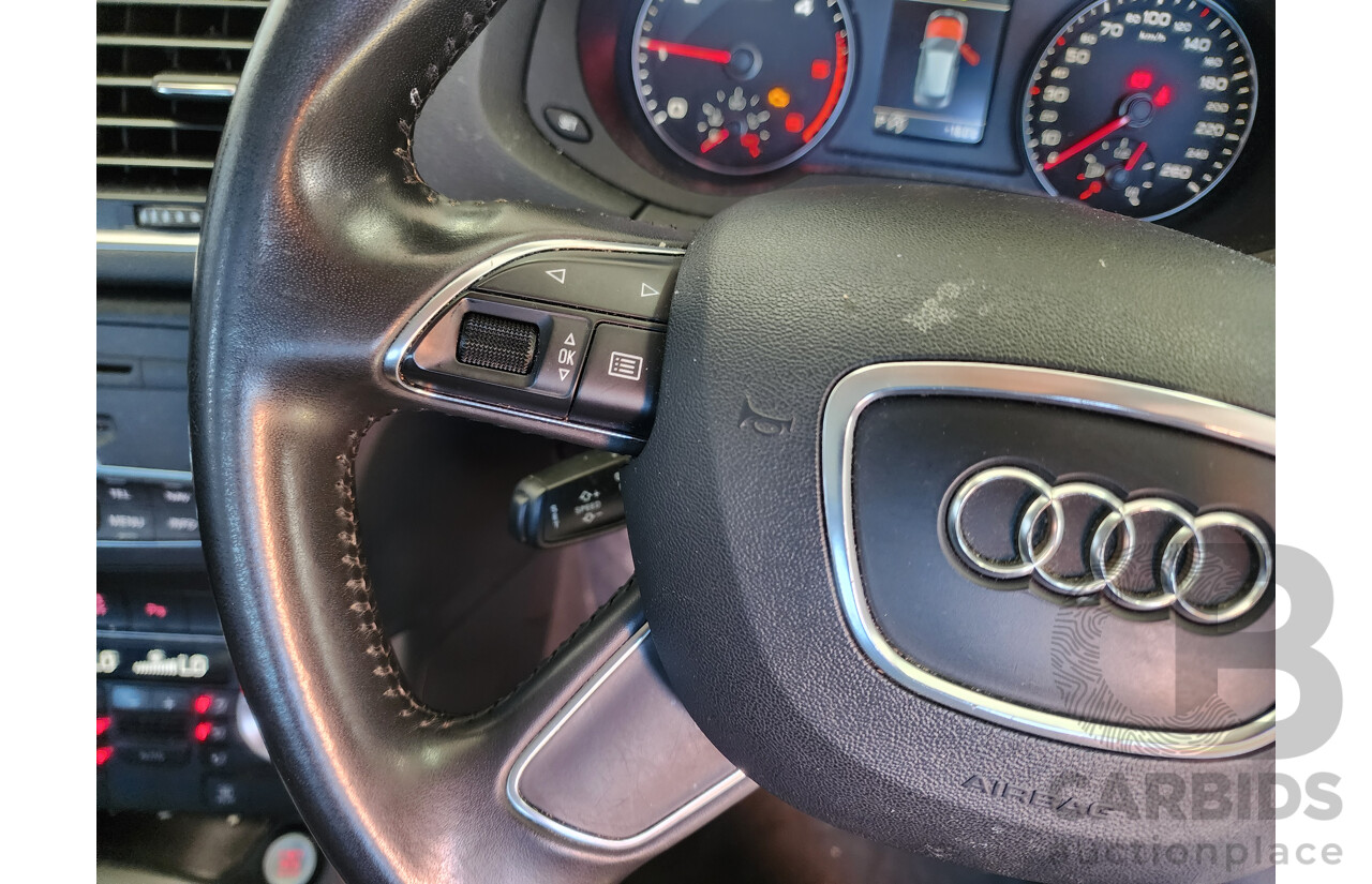 09/2013 Audi Q3 2.0 TDI Quattro (103kw) 8U MY14 4d Wagon Black 2.0L