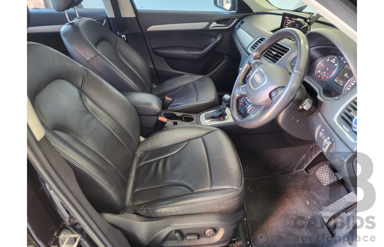 09/2013 Audi Q3 2.0 TDI Quattro (103kw) 8U MY14 4d Wagon Black 2.0L