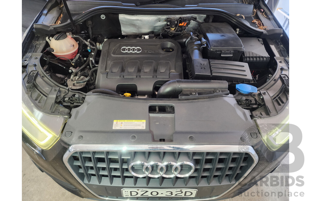 09/2013 Audi Q3 2.0 TDI Quattro (103kw) 8U MY14 4d Wagon Black 2.0L