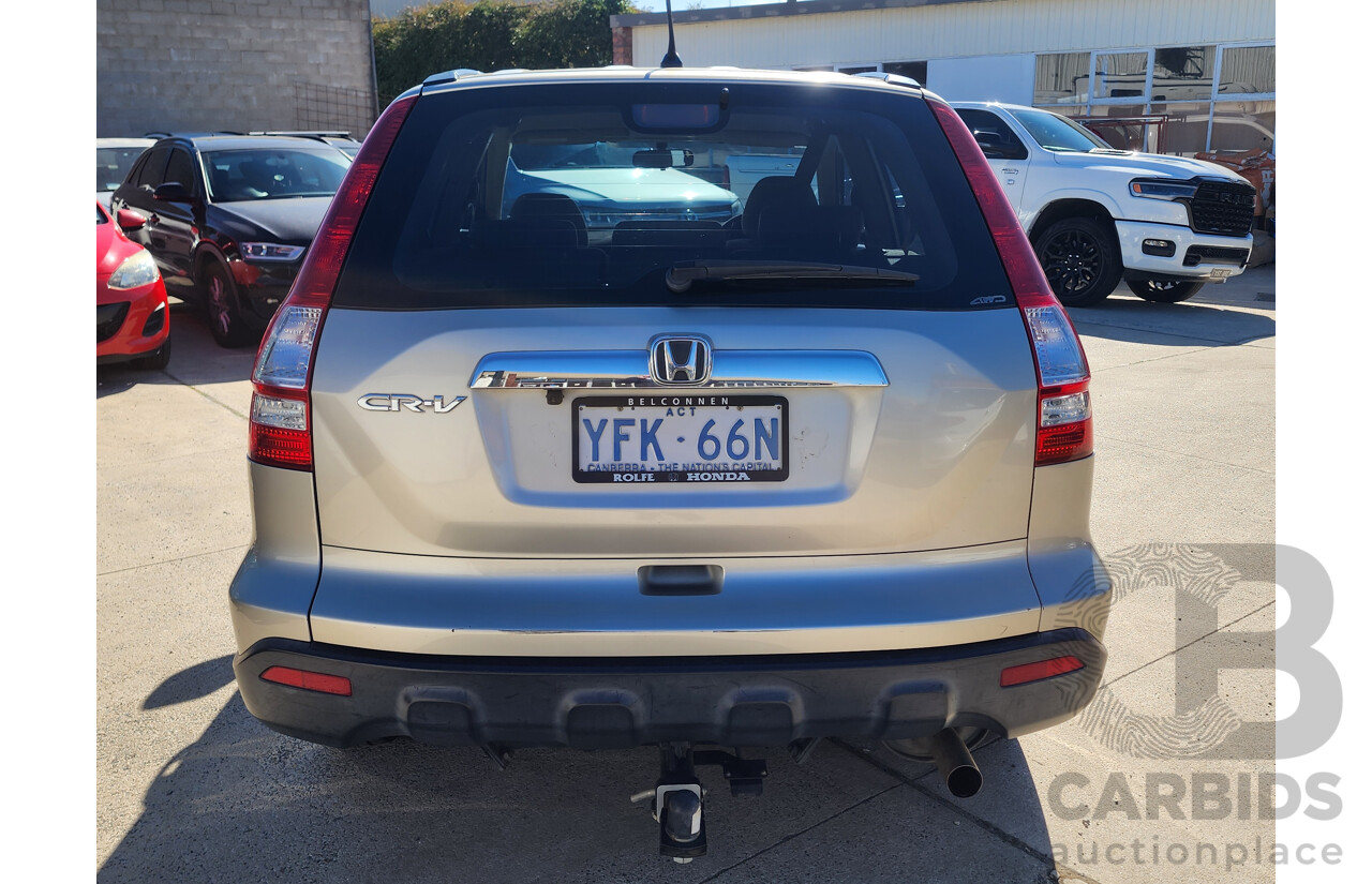 02/2007 Honda CRV (4x4) MY07 4d Wagon Gold 2.4L