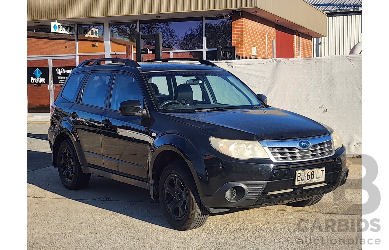03/2011 Subaru Forester X MY11 4d Wagon Black 2.5L