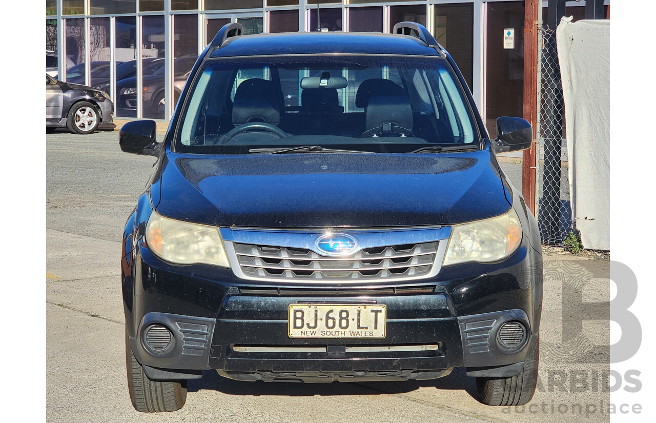 03/2011 Subaru Forester X MY11 4d Wagon Black 2.5L