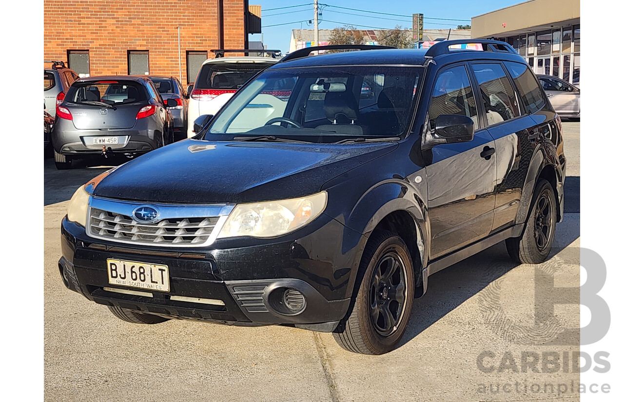 03/2011 Subaru Forester X MY11 4d Wagon Black 2.5L