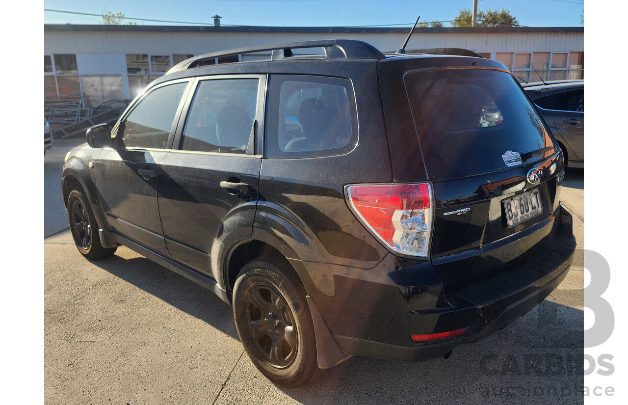 03/2011 Subaru Forester X MY11 4d Wagon Black 2.5L