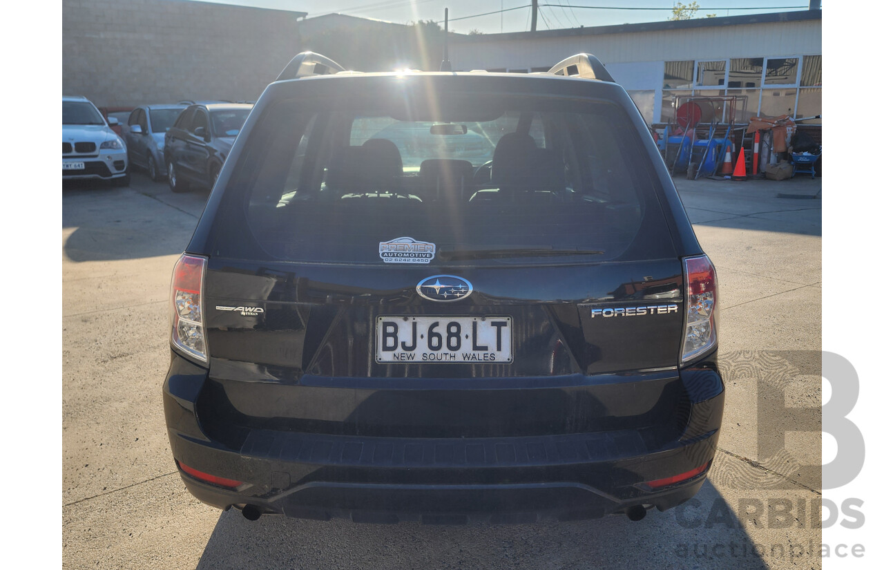 03/2011 Subaru Forester X MY11 4d Wagon Black 2.5L