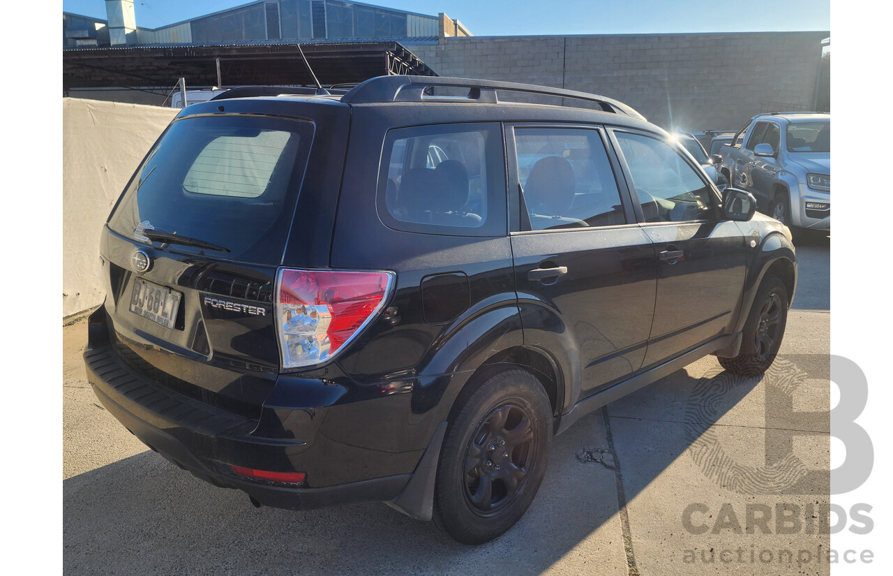 03/2011 Subaru Forester X MY11 4d Wagon Black 2.5L
