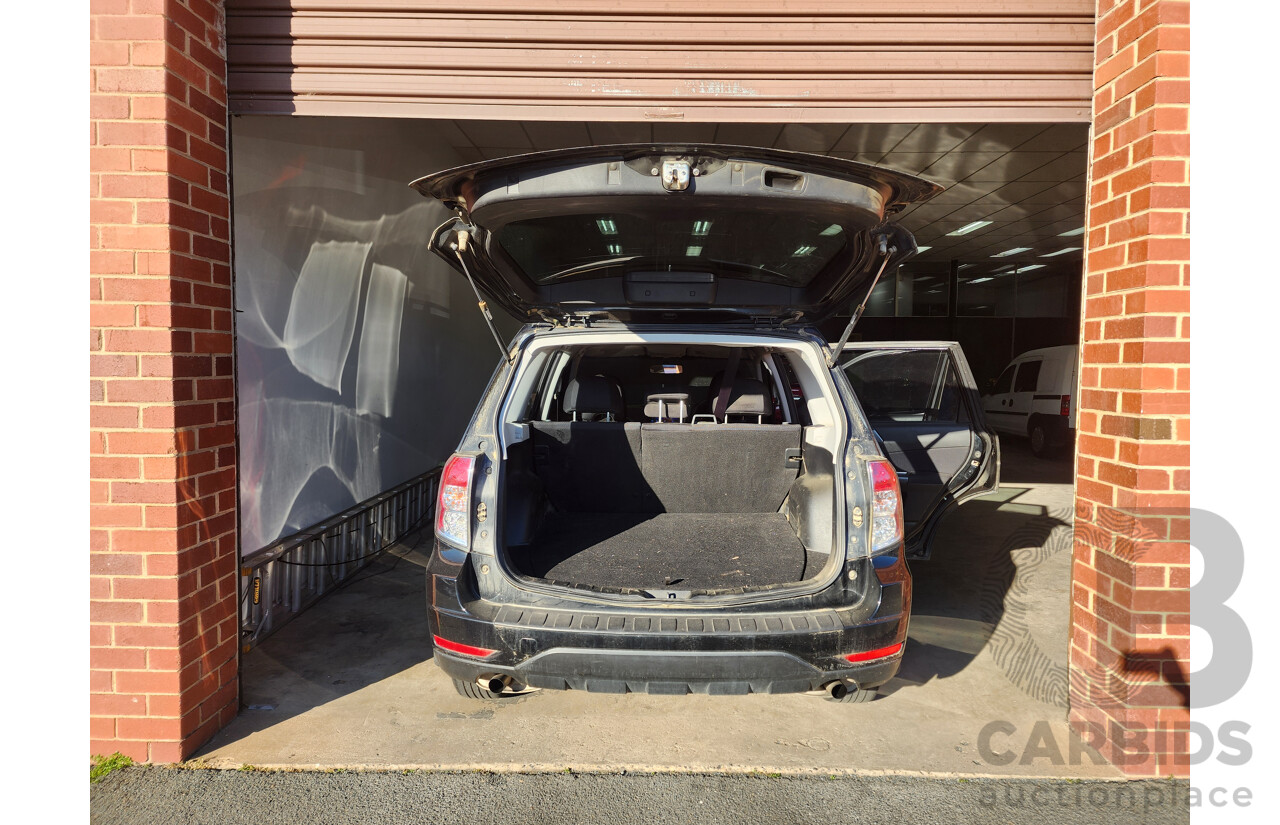 03/2011 Subaru Forester X MY11 4d Wagon Black 2.5L