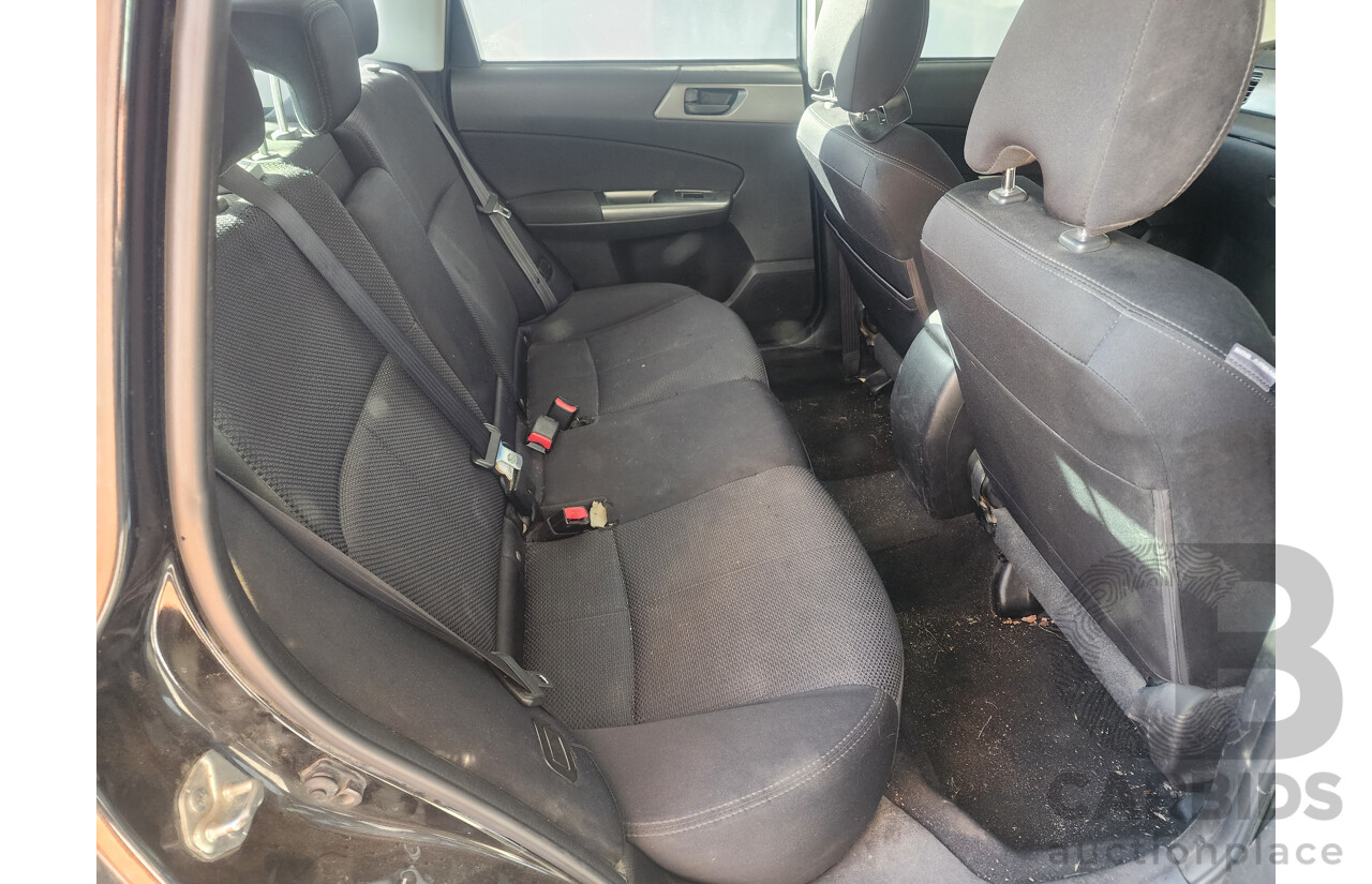 03/2011 Subaru Forester X MY11 4d Wagon Black 2.5L