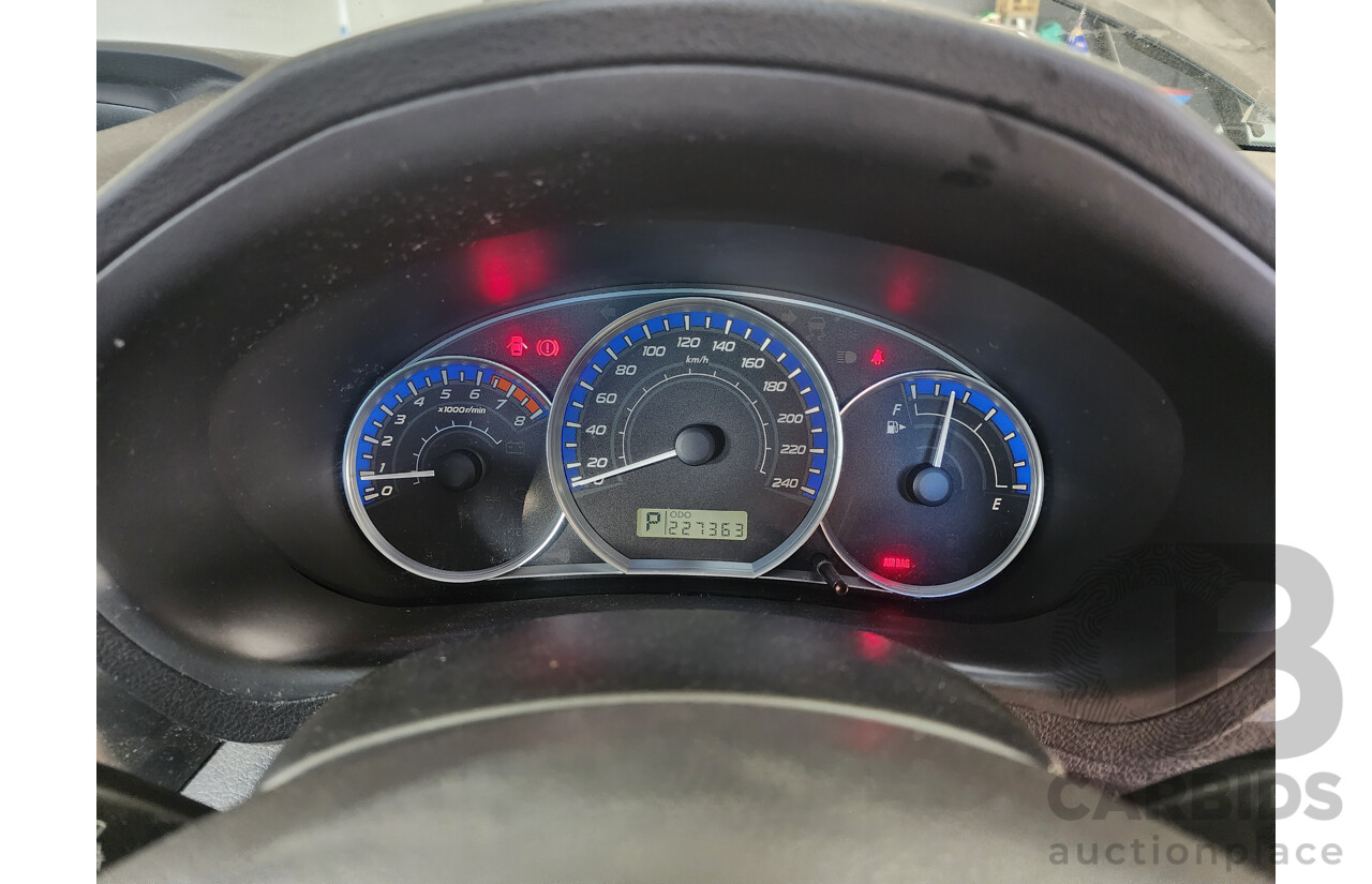 03/2011 Subaru Forester X MY11 4d Wagon Black 2.5L
