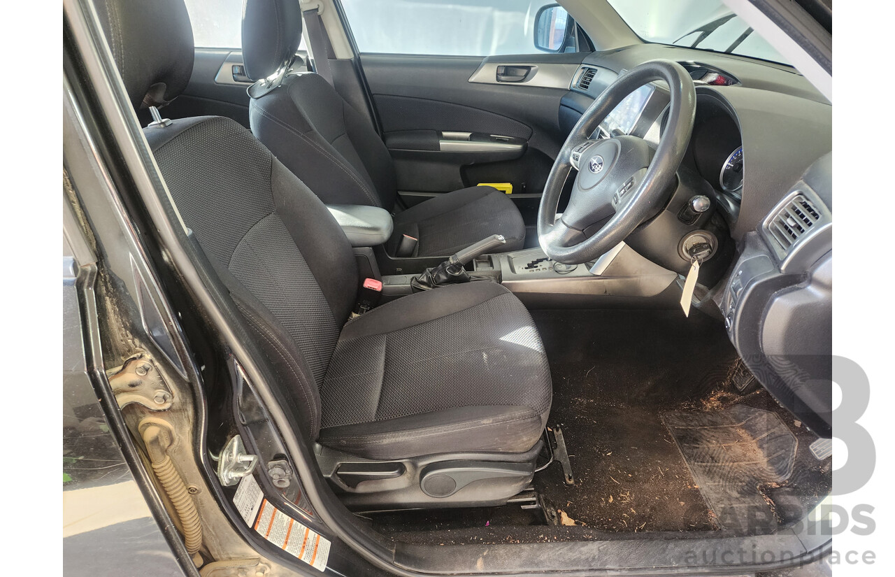 03/2011 Subaru Forester X MY11 4d Wagon Black 2.5L