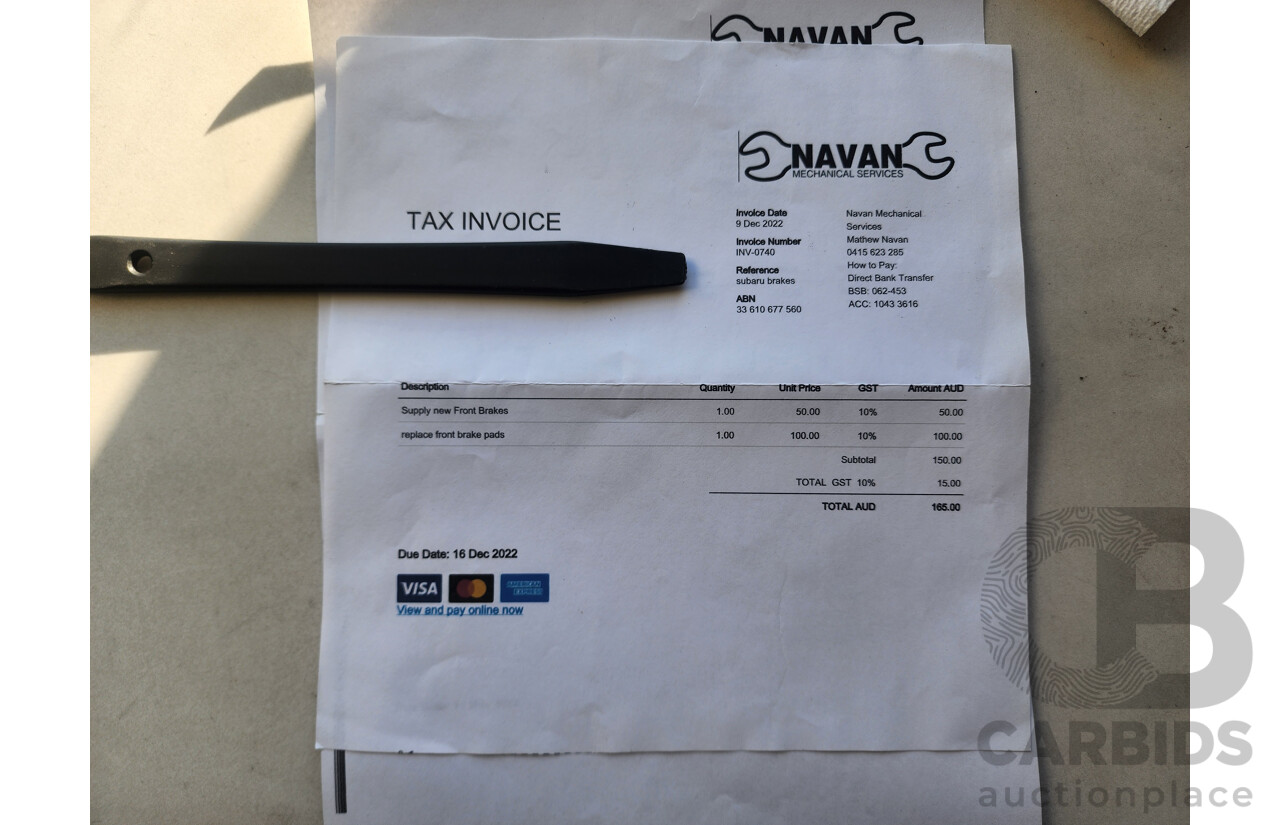 03/2011 Subaru Forester X MY11 4d Wagon Black 2.5L