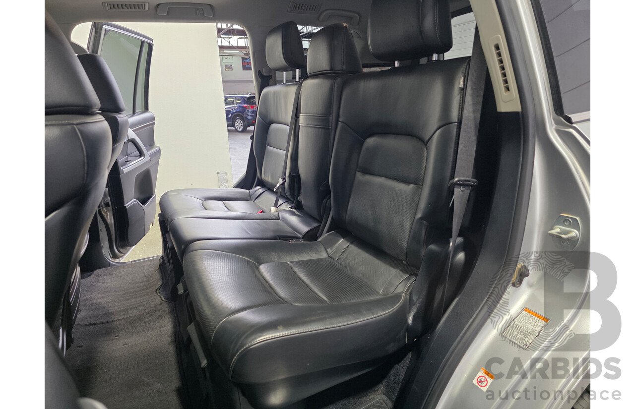 07/2017 Toyota Landcruiser VX (4x4) VDJ200R MY16 4d Wagon Silver 4.5L