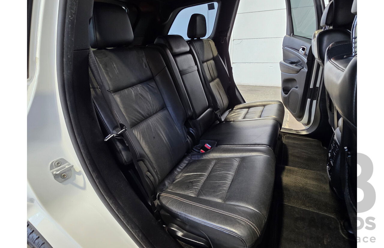 08/2013 Jeep Grand Cherokee LIMITED (4x4) WK MY14 4d Wagon White 3.6L