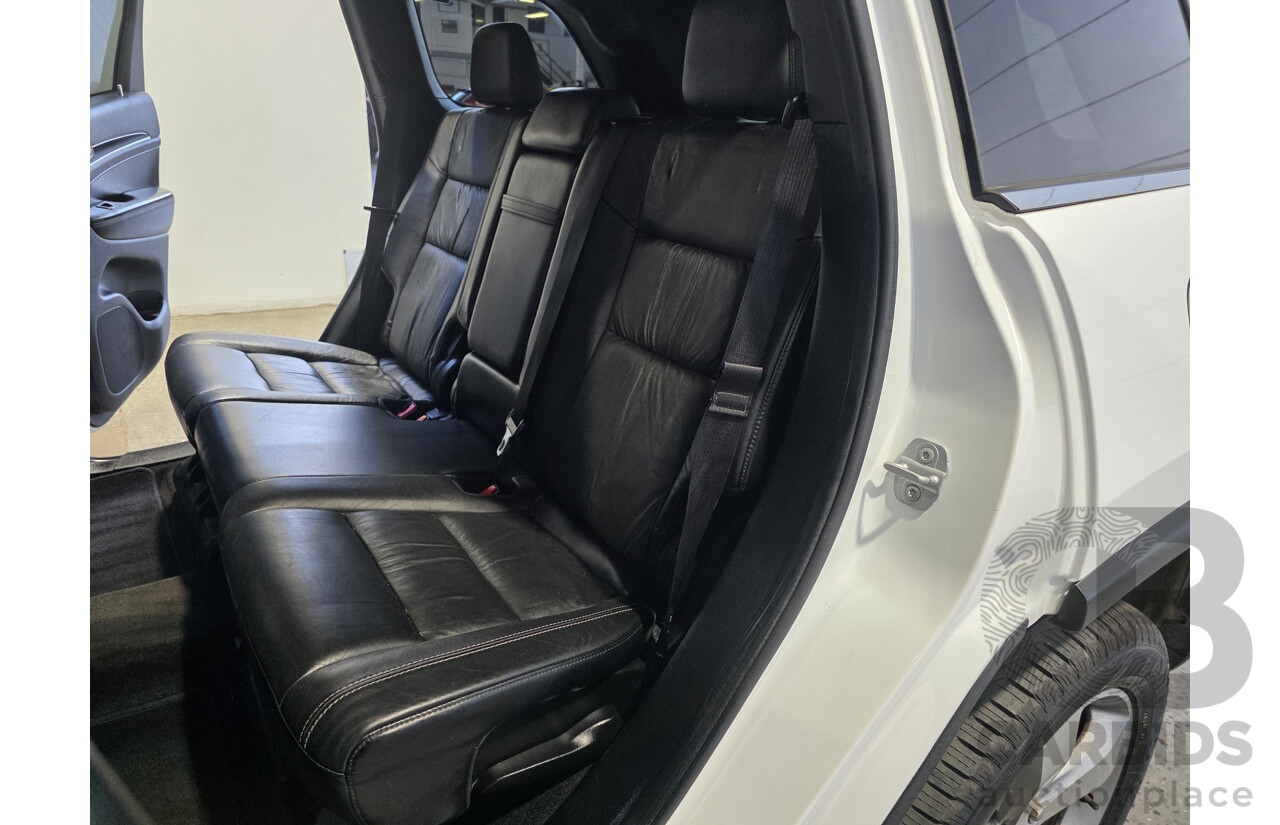 08/2013 Jeep Grand Cherokee LIMITED (4x4) WK MY14 4d Wagon White 3.6L