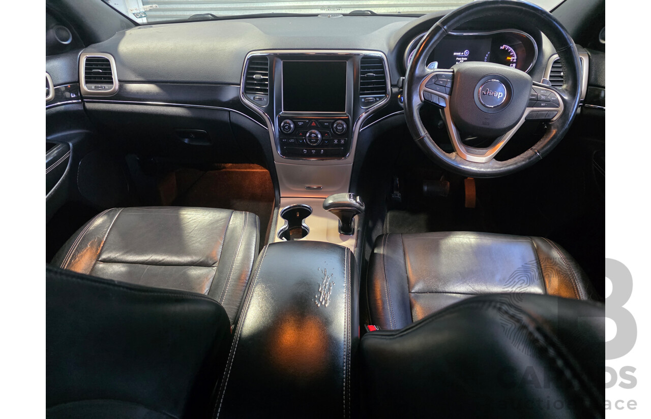 08/2013 Jeep Grand Cherokee LIMITED (4x4) WK MY14 4d Wagon White 3.6L