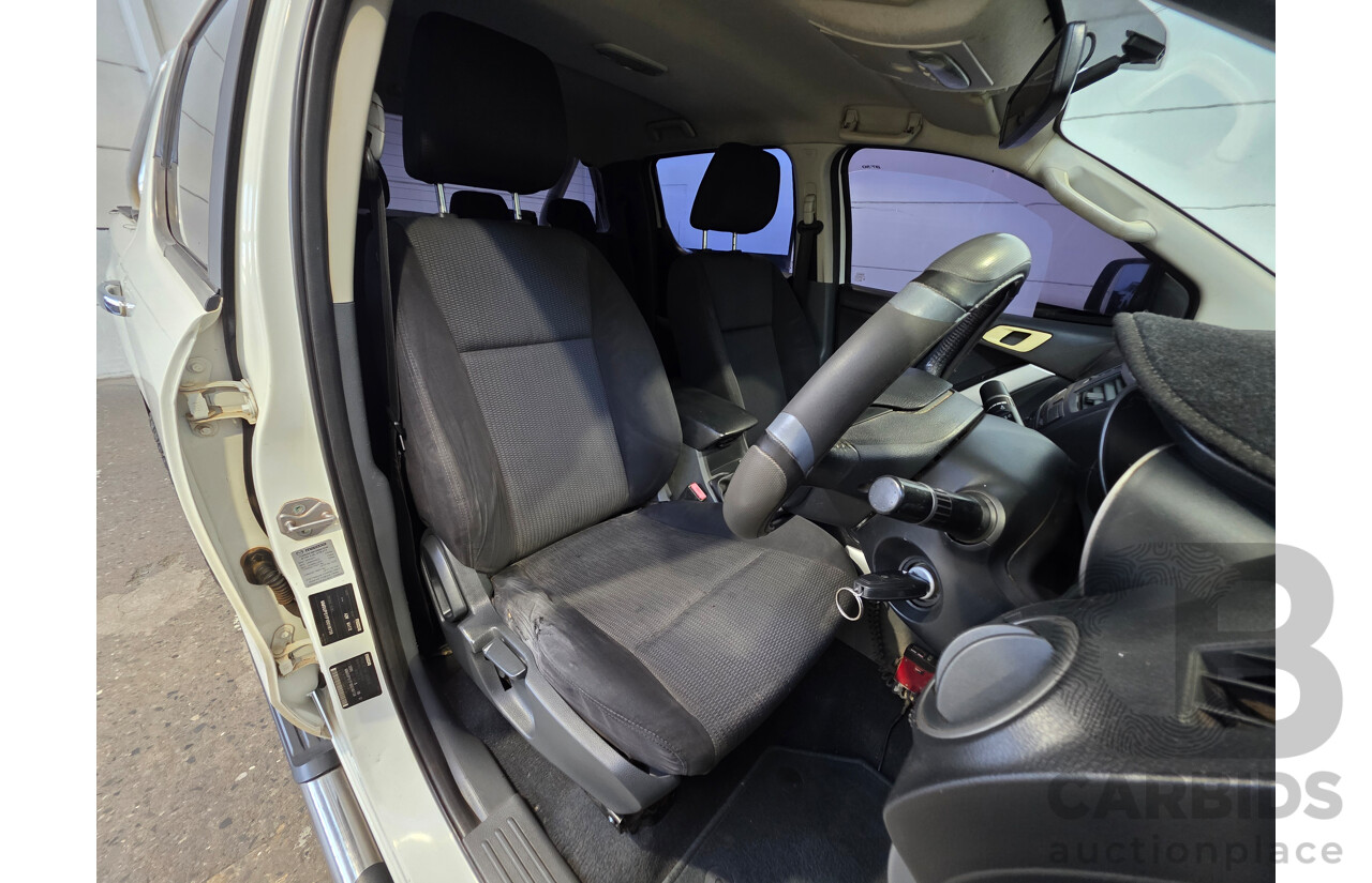 06/2012 Mazda Bt-50 XTR (4x4) Dual Cab Utility White 3.2L