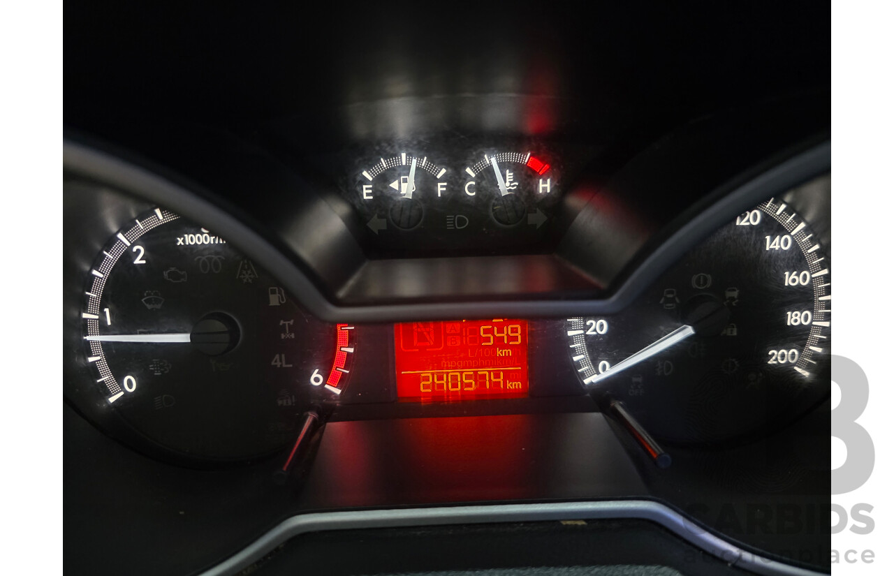 06/2012 Mazda Bt-50 XTR (4x4) Dual Cab Utility White 3.2L