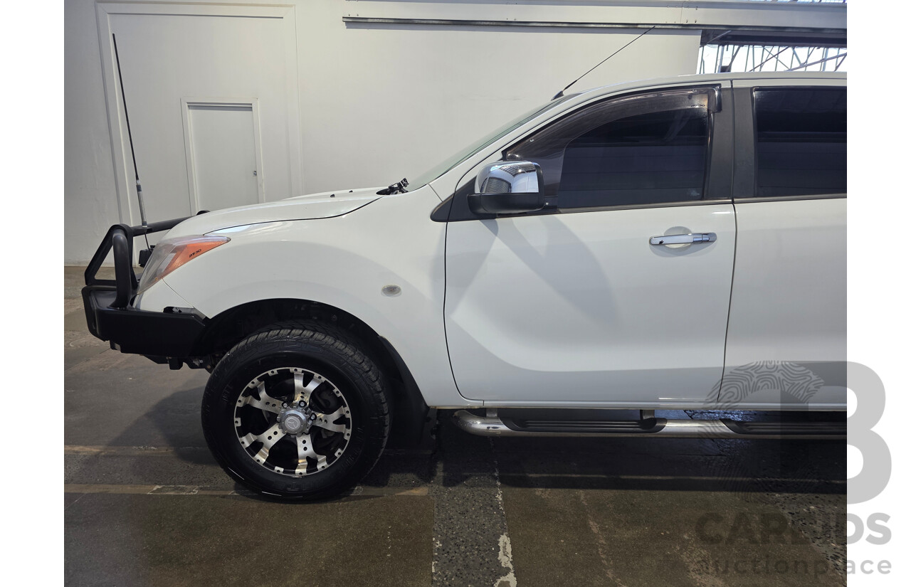 06/2012 Mazda Bt-50 XTR (4x4) Dual Cab Utility White 3.2L