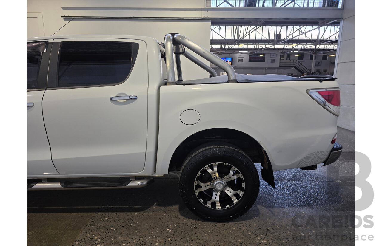 06/2012 Mazda Bt-50 XTR (4x4) Dual Cab Utility White 3.2L
