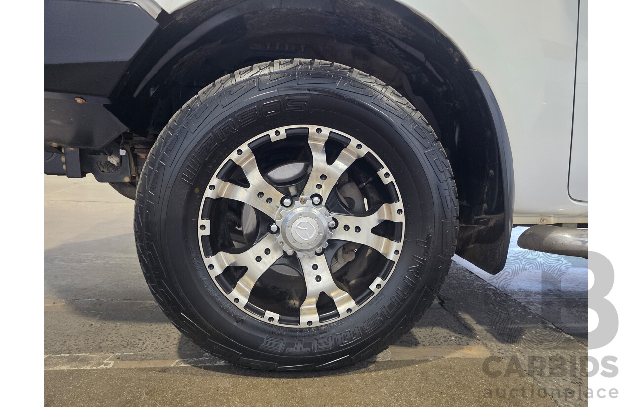 06/2012 Mazda Bt-50 XTR (4x4) Dual Cab Utility White 3.2L